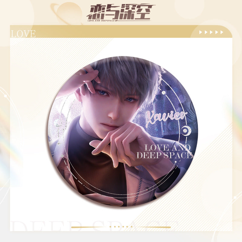 LaDS Double Flash Badge 81-105 - All Characters 75mm 58mm Tinplate Game Merchandise - merrys