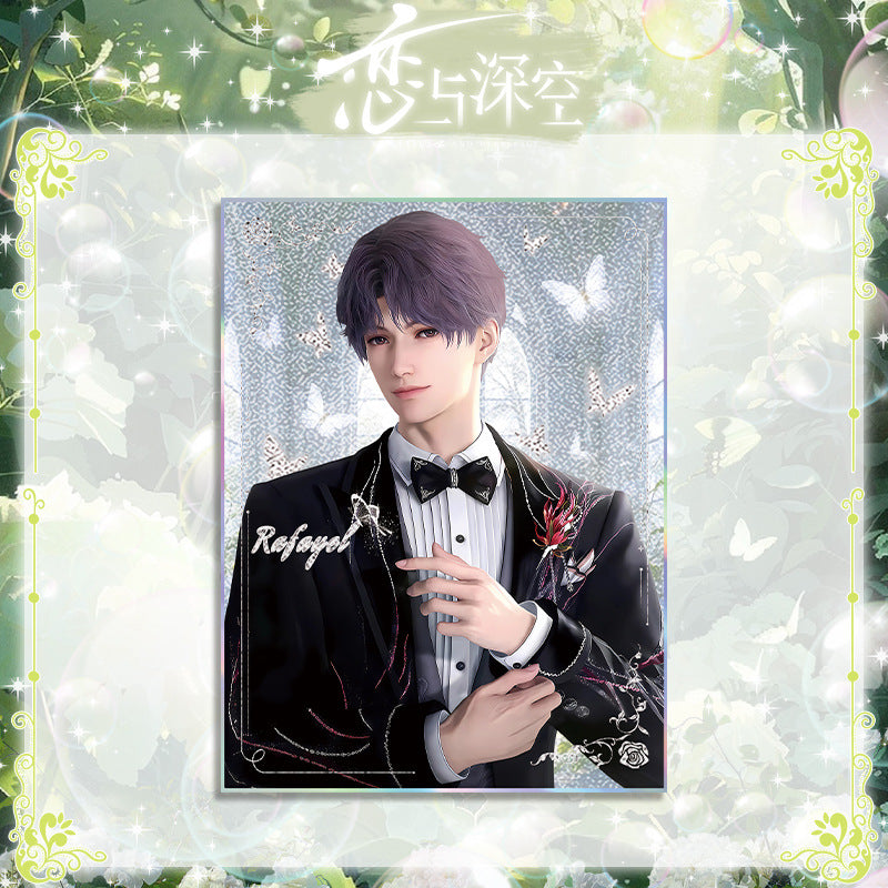 Love and DeepSpace Wedding Series 501 Acrylic Double Flash Art Card High-Definition Printing Anime Mobile Game Merchandise