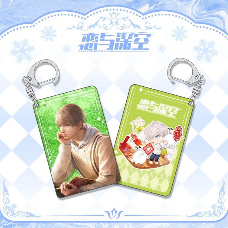 LaDS Shaker Mahjong Charm Keychain - Zayne, Rafayel, Xavier Anime Merch - merrys