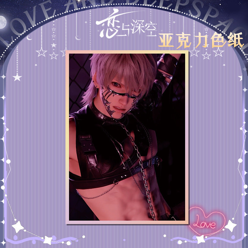 Love and DeepSpace Acrylic Art Card 116-178 Large Size Holographic Edge 20.5*14.5cm Anime Merchandise