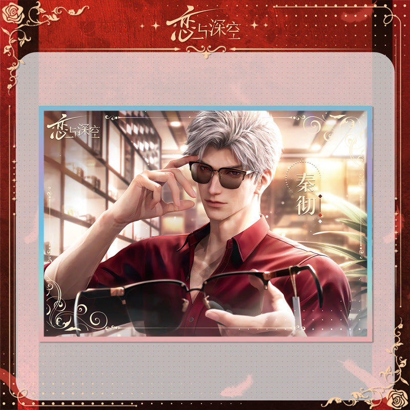 LaDS Sylus Dark Spot Leader - Acrylic Sandwich Standee, Double Flash Badge, Art Card, Quicksand Keychain - merrys