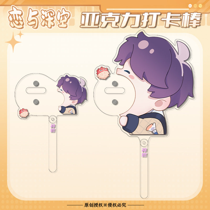 LaDS Original Badge Acrylic Check-in Stick - Badge Holder Display Set Ita Bag Decoration Anime Merchandise - merrys