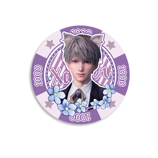 LaDS Acrylic Chip Coin 201-250 - Sandwich Double-Sided High-Definition Pattern Anime Game Merchandise - merrys