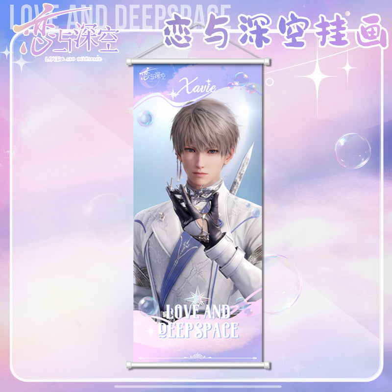 Love and DeepSpace New Style Anime Game Merchandise Canvas Scroll Poster Anime Expo