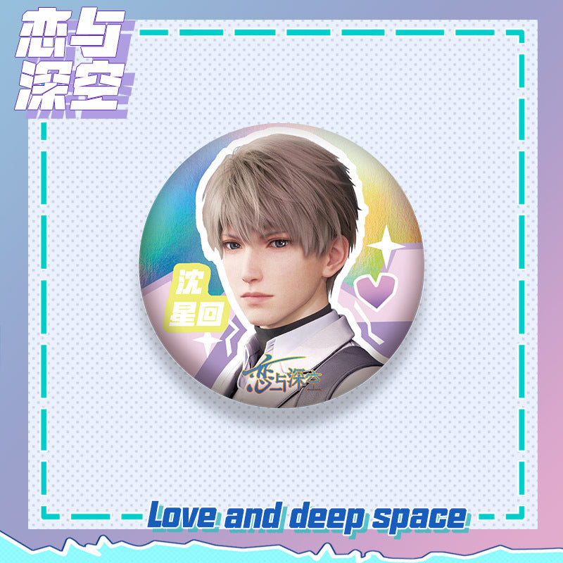 Love and DeepSpace X Guming Co-branded - Sandwich Standee, Quicksand Ticket Stub, 75mm Double Flash Badge