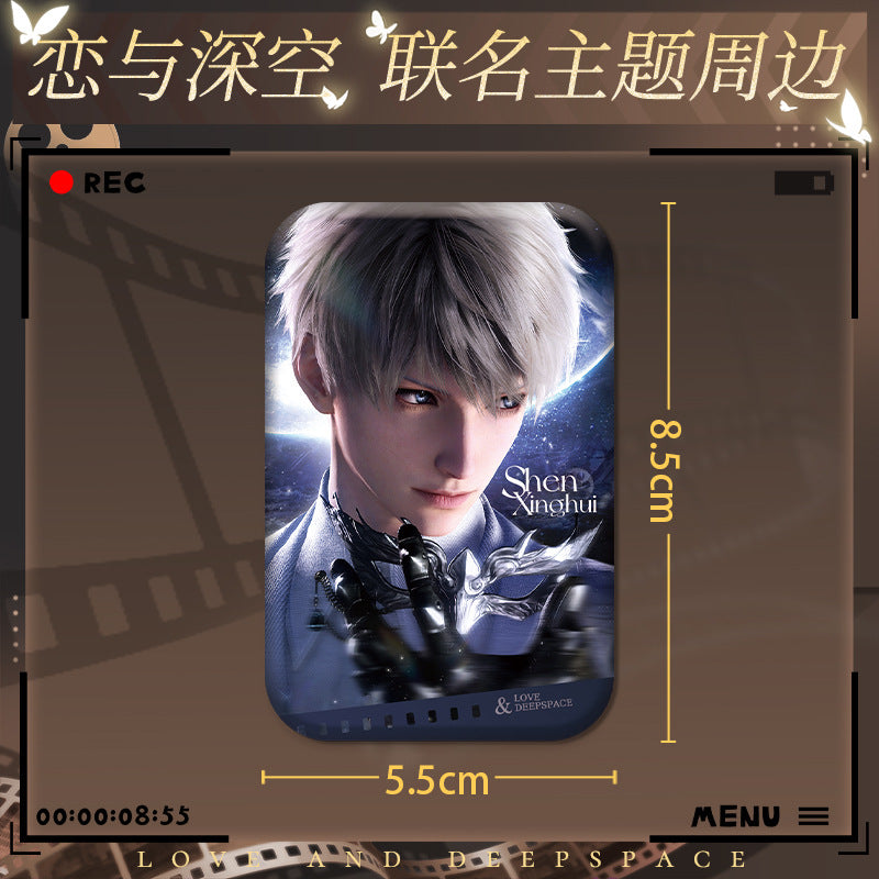 Love and DeepSpace Co-branded with Wanda Pictures - Scroll Poster, Quicksand Ticket Stub, Tactile Film Badge Co-branded Combo Set