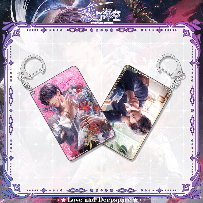 LaDS Shaker Mahjong Charm Keychain - Zayne, Rafayel, Xavier Anime Merch - merrys