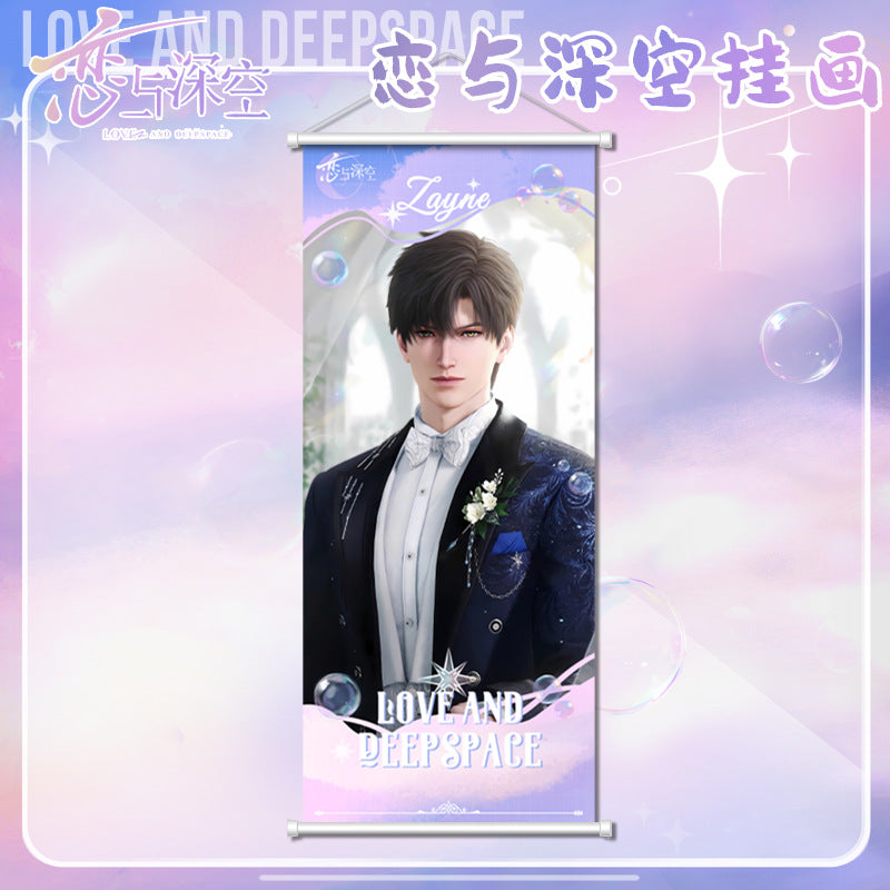 Love and DeepSpace New Style Anime Game Merchandise Canvas Scroll Poster Anime Expo