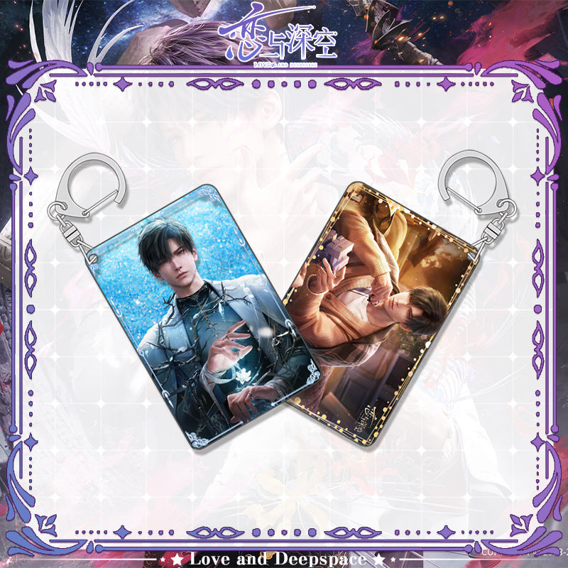 LaDS Shaker Mahjong Charm Keychain - Zayne, Rafayel, Xavier Anime Merch - merrys