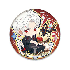 LaDS Double Flash Badge 123-126 - PET Material 75mm 58mm Tinplate Anime Merchandise - merrys