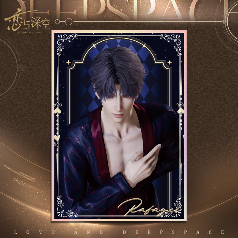 Love and DeepSpace Acrylic Art Card 1-115 - Large Size 20.5*14.5cm with Holographic Edge Anime Game Merchandise