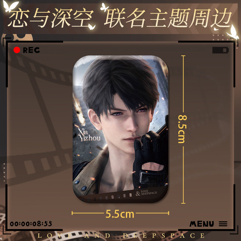 Love and DeepSpace Co-branded with Wanda Pictures - Scroll Poster, Quicksand Ticket Stub, Tactile Film Badge Co-branded Combo Set