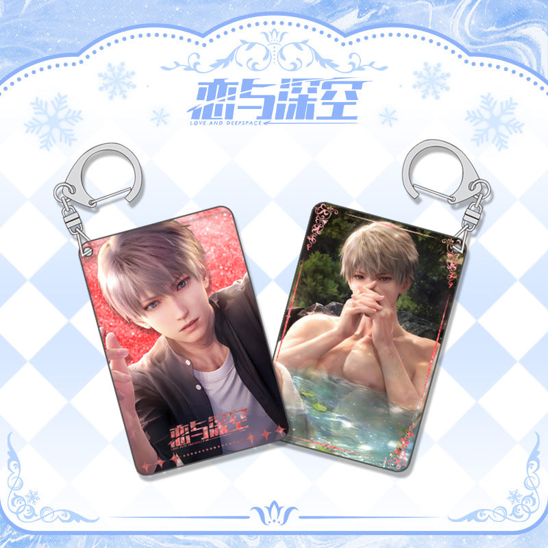 LaDS Shaker Mahjong Charm Keychain - Zayne, Rafayel, Xavier Anime Merch - merrys