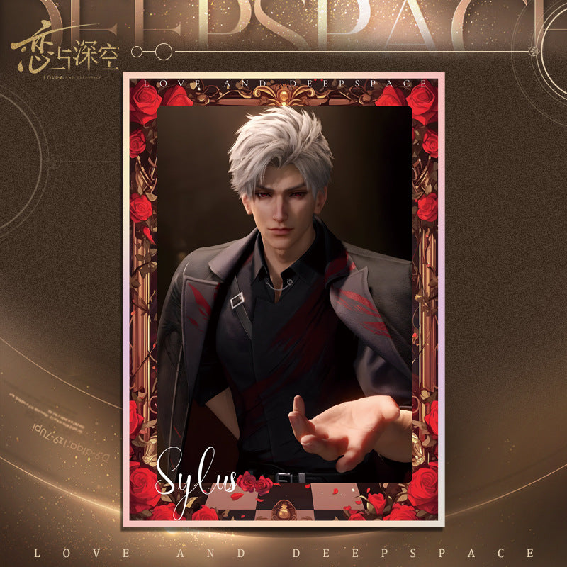 Love and DeepSpace Acrylic Art Card 1-115 - Large Size 20.5*14.5cm with Holographic Edge Anime Game Merchandise