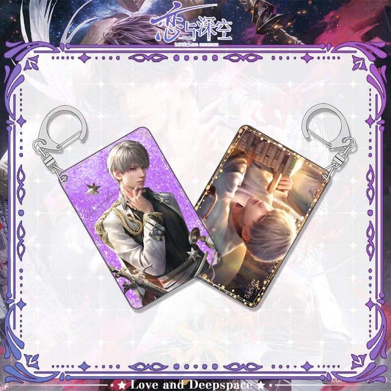 LaDS Shaker Mahjong Charm Keychain - Zayne, Rafayel, Xavier Anime Merch - merrys