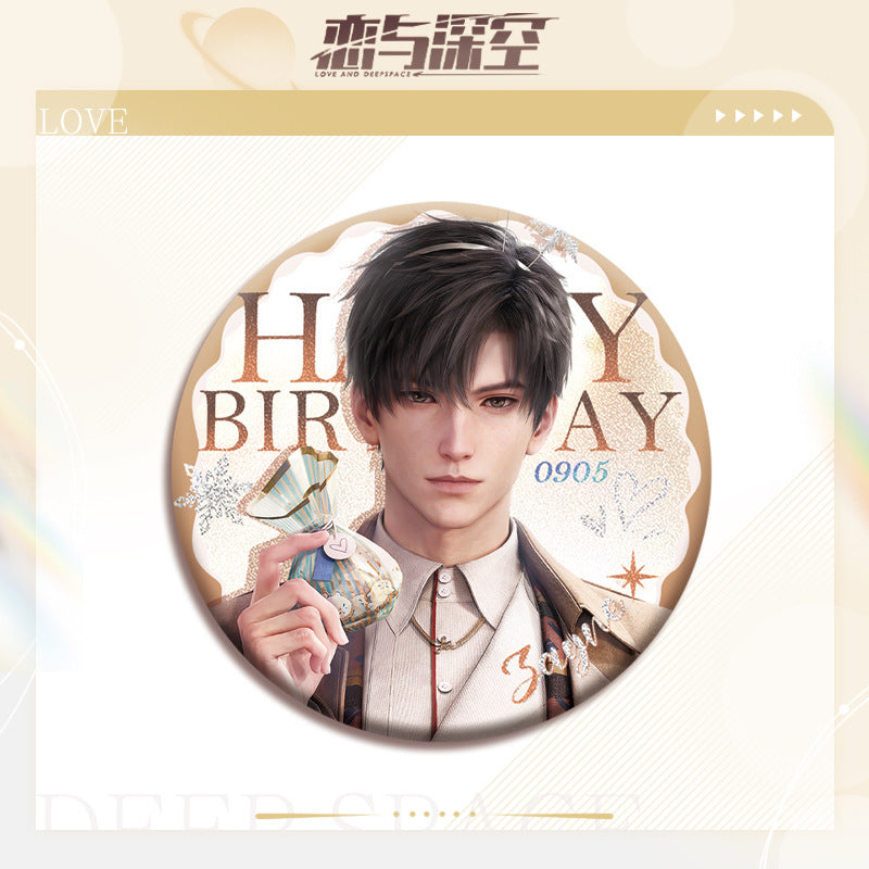 LaDS Double Flash Badge 81-105 - All Characters 75mm 58mm Tinplate Game Merchandise - merrys