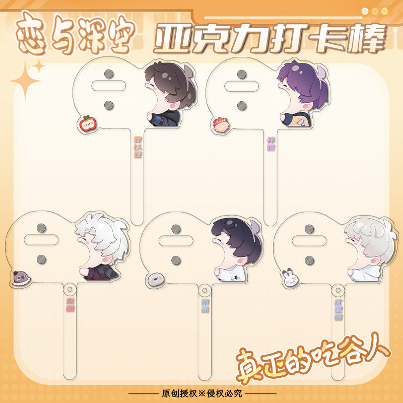 LaDS Original Badge Acrylic Check-in Stick - Badge Holder Display Set Ita Bag Decoration Anime Merchandise - merrys