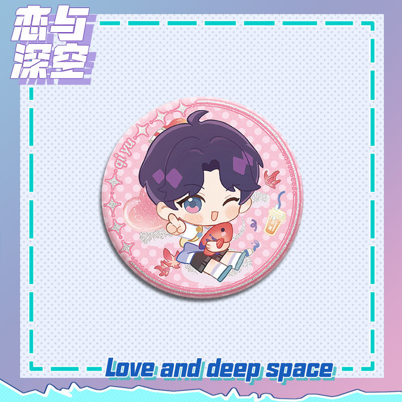 Love and DeepSpace X Guming Co-branded - Sandwich Standee, Quicksand Ticket Stub, 75mm Double Flash Badge