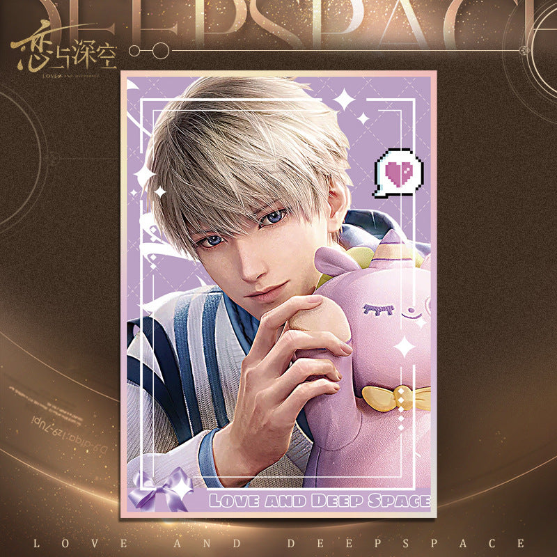 Love and DeepSpace Acrylic Art Card 1-115 - Large Size 20.5*14.5cm with Holographic Edge Anime Game Merchandise