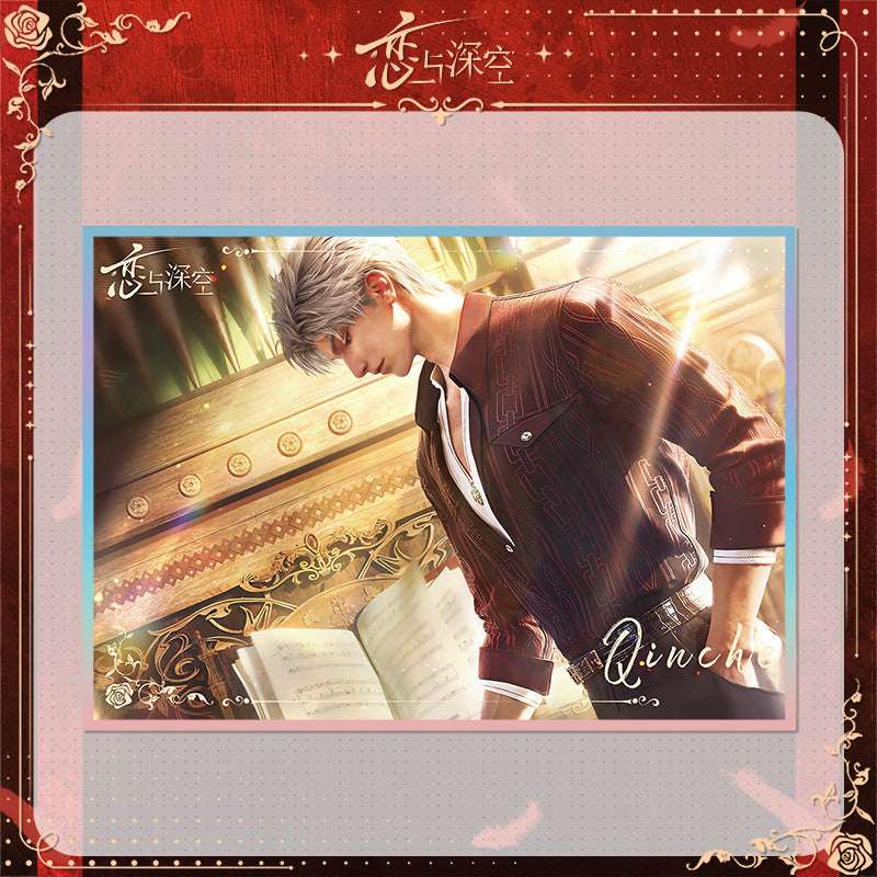 LaDS Sylus Dark Spot Leader - Acrylic Sandwich Standee, Double Flash Badge, Art Card, Quicksand Keychain - merrys