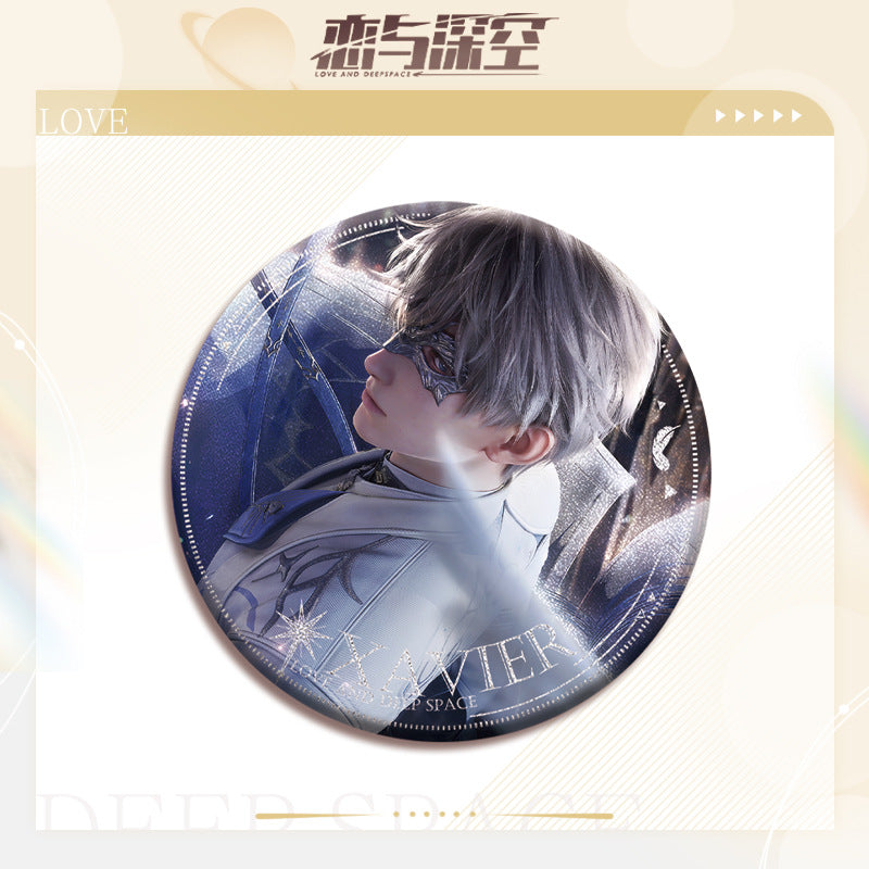 LaDS Double Flash Badge 81-105 - All Characters 75mm 58mm Tinplate Game Merchandise - merrys