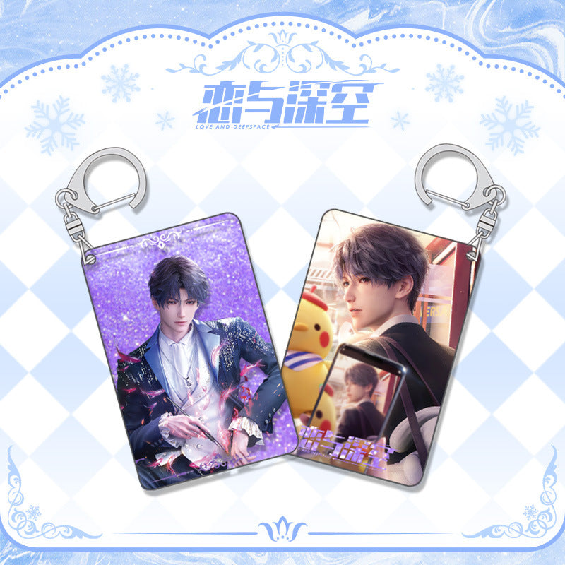 LaDS Shaker Mahjong Charm Keychain - Zayne, Rafayel, Xavier Anime Merch - merrys