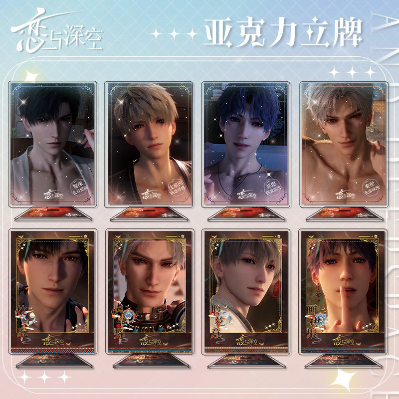 LaDS Series 901 Sandwich Standee - Zayne, Rafayel, Xavier, Sylus Series Desktop Decoration - merrys