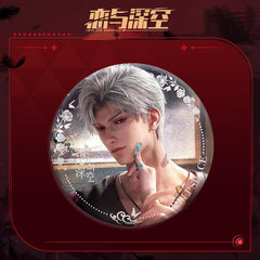 LaDS Sylus Double Flash Badge - All Characters 75mm 58mm Tinplate Anime Merchandise - merrys