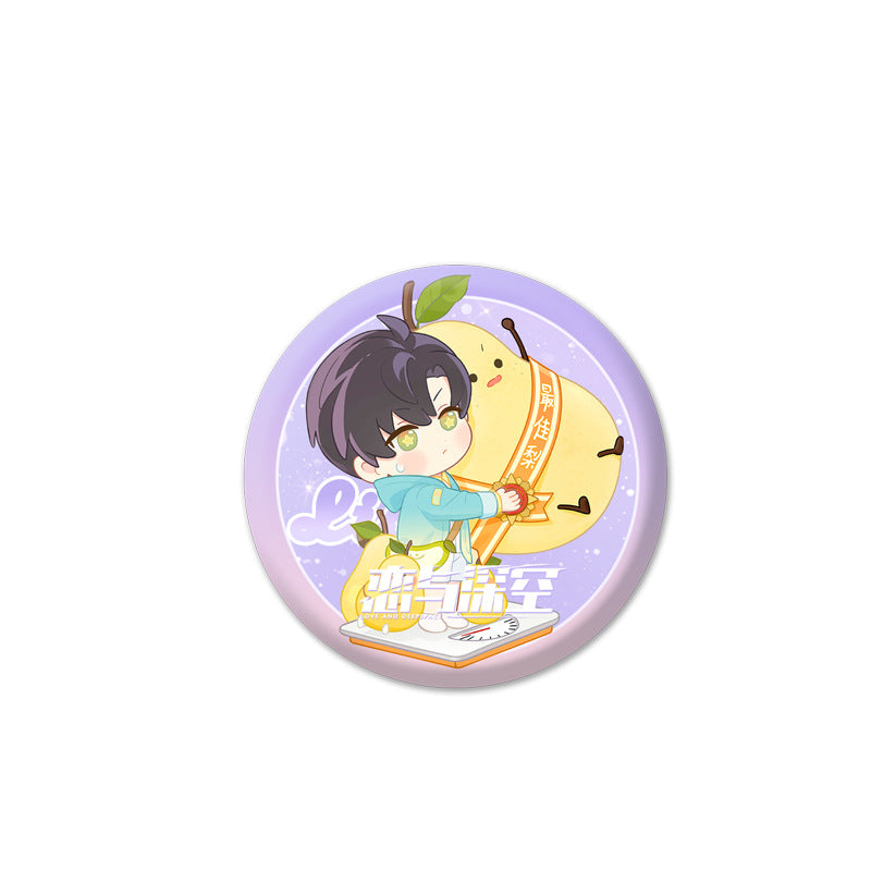 Love and DeepSpace Series 101 Badge - Chibi Cartoon Character Zayne, Rafayel All Characters Badge Merchandise - merrys