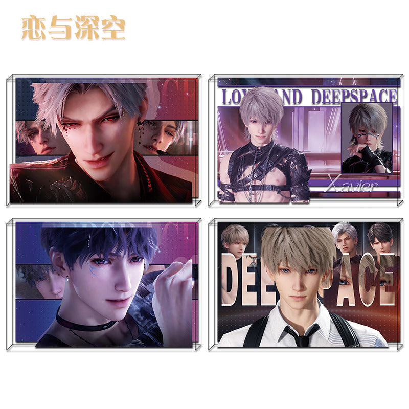 LaDS New Acrylic Card Brick - High-Definition Printing Double-Sided Pattern Doujin Anime Desktop Decoration - merrys