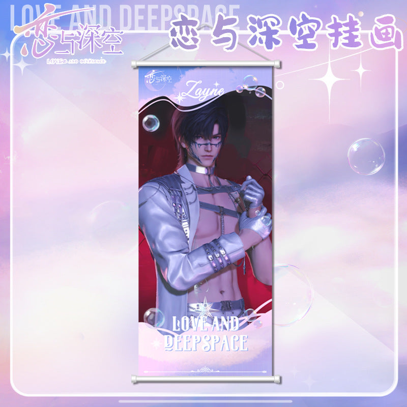 Love and DeepSpace New Style Anime Game Merchandise Canvas Scroll Poster Anime Expo