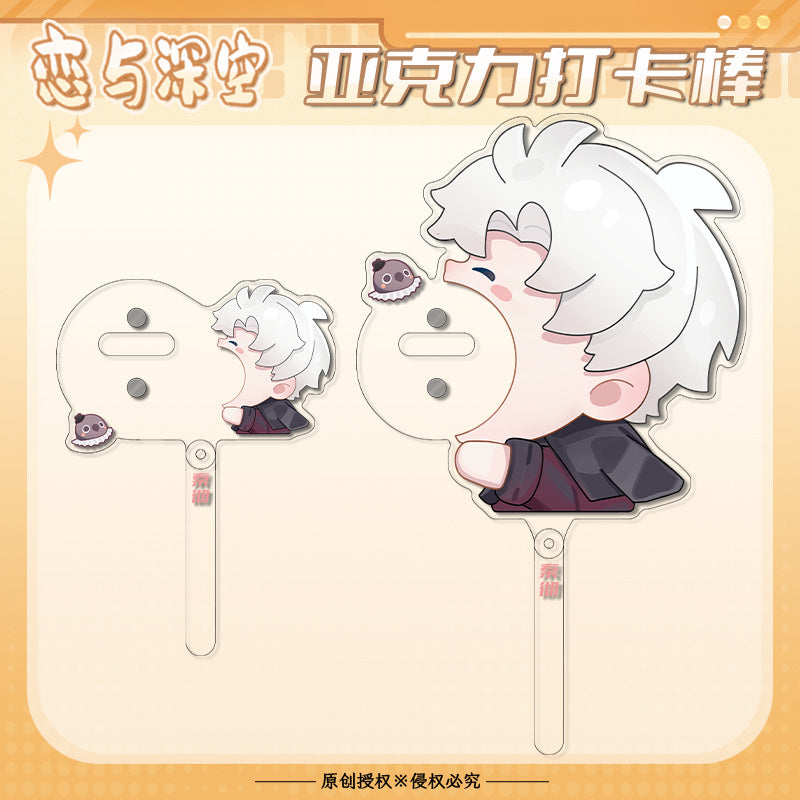 LaDS Original Badge Acrylic Check-in Stick - Badge Holder Display Set Ita Bag Decoration Anime Merchandise - merrys