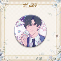 LaDS Double Flash Badge 1-64 - 75mm 58mm Tinplate Anime Merchandise - merrys