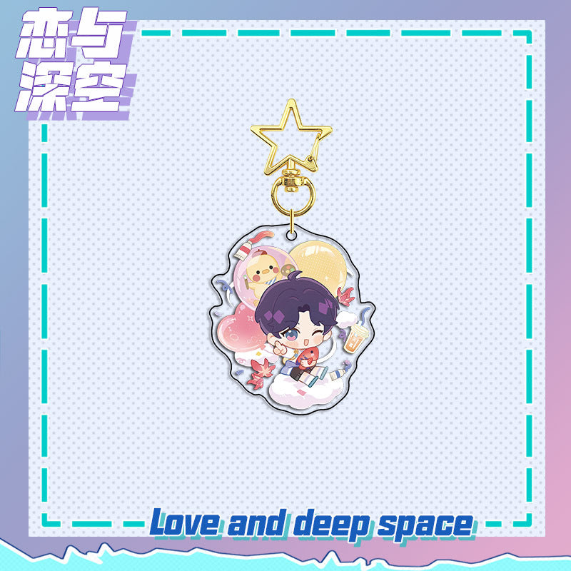 Love and DeepSpace X Guming Co-branded - Sandwich Standee, Quicksand Ticket Stub, 75mm Double Flash Badge