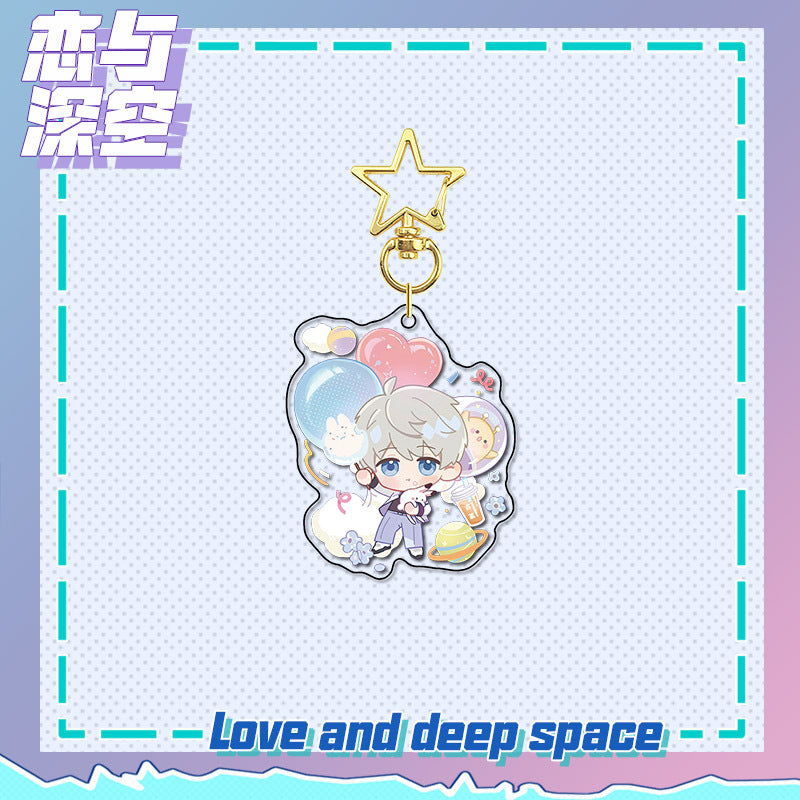 Love and DeepSpace X Guming Co-branded - Sandwich Standee, Quicksand Ticket Stub, 75mm Double Flash Badge