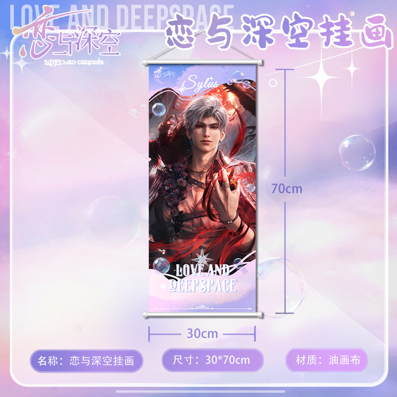 Love and DeepSpace New Style Anime Game Merchandise Canvas Scroll Poster Anime Expo