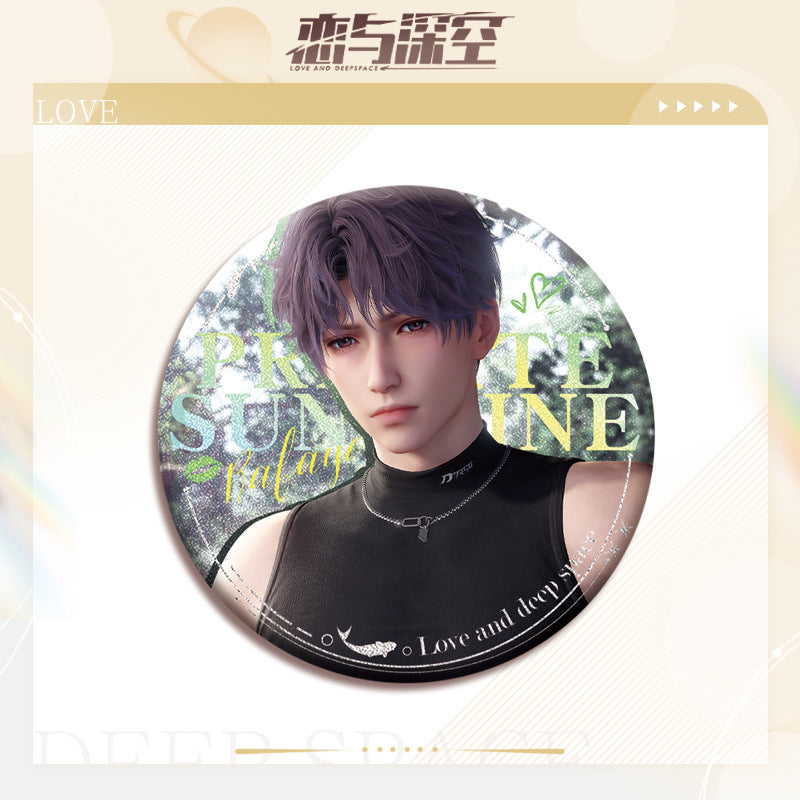 LaDS Double Flash Badge 81-105 - All Characters 75mm 58mm Tinplate Game Merchandise - merrys