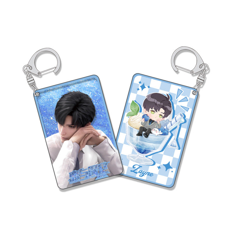 LaDS Shaker Mahjong Charm Keychain - Zayne, Rafayel, Xavier Anime Merch - merrys