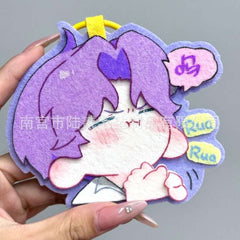 LaDS Doujin Otome Game Merchandise - Handmade Badge (Zayne, Xavier, Rafayel), Hair Clip, Non-woven Fabric Charm - merrys