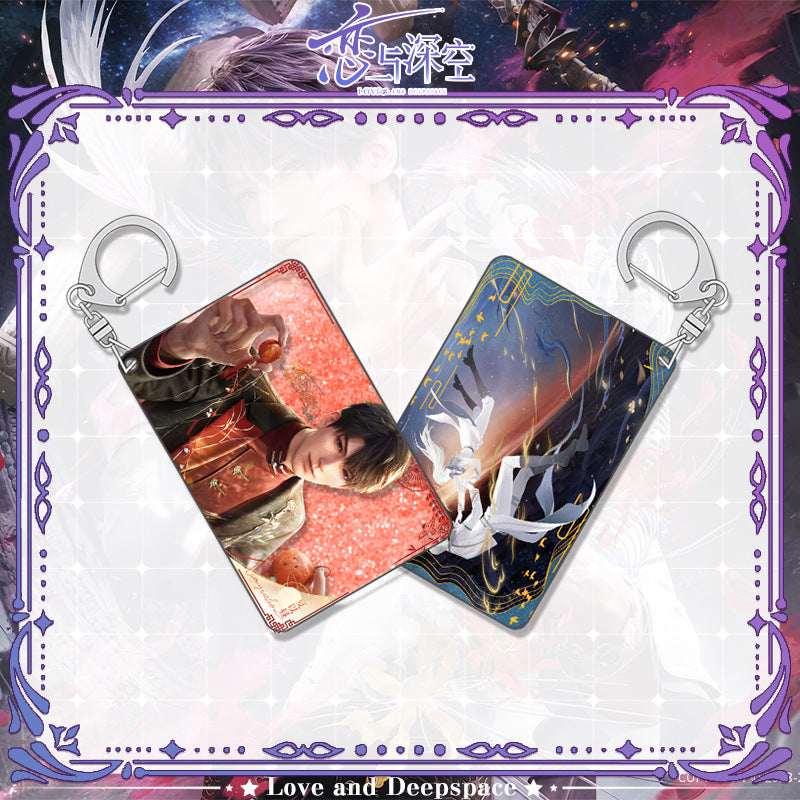 LaDS Shaker Mahjong Charm Keychain - Zayne, Rafayel, Xavier Anime Merch - merrys