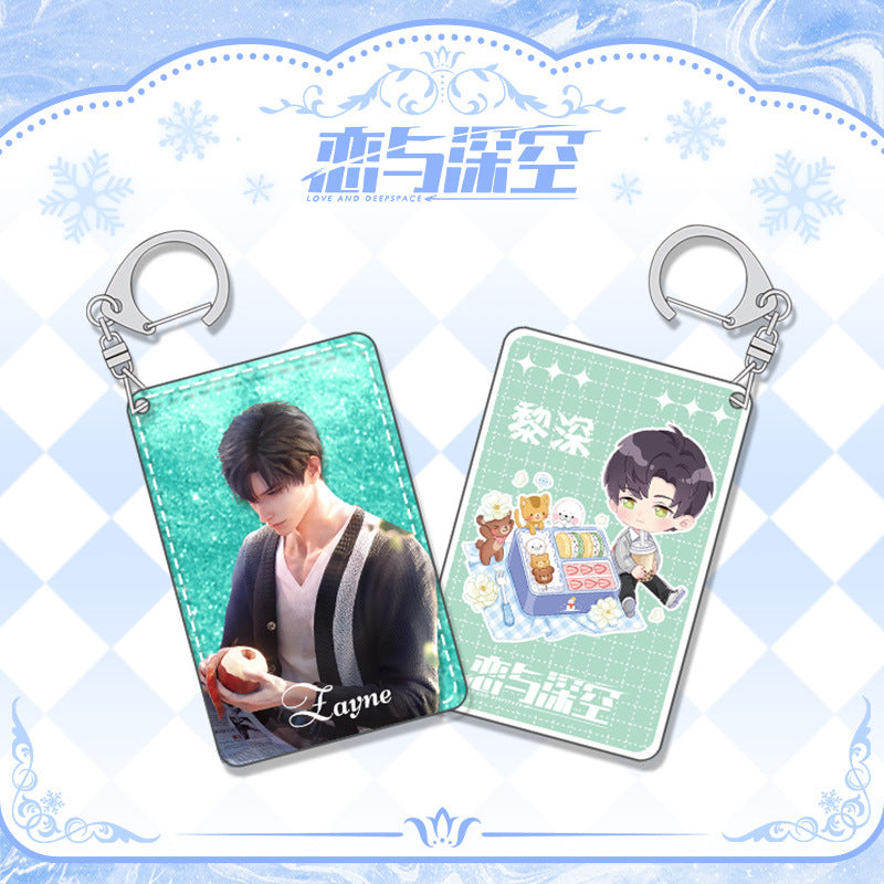LaDS Shaker Mahjong Charm Keychain - Zayne, Rafayel, Xavier Anime Merch - merrys