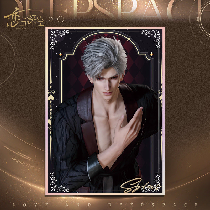 Love and DeepSpace Acrylic Art Card 1-115 - Large Size 20.5*14.5cm with Holographic Edge Anime Game Merchandise