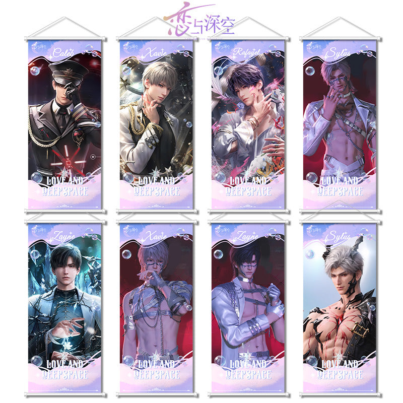 Love and DeepSpace New Style Anime Game Merchandise Canvas Scroll Poster Anime Expo