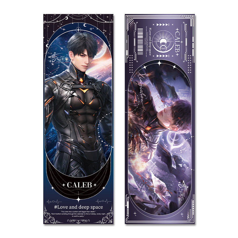 Love and DeepSpace Reverse Summer by Day 21*7cm Reverse Holographic Ticket High-Definition Printing Double-Sided Imaging Anime Merchandise