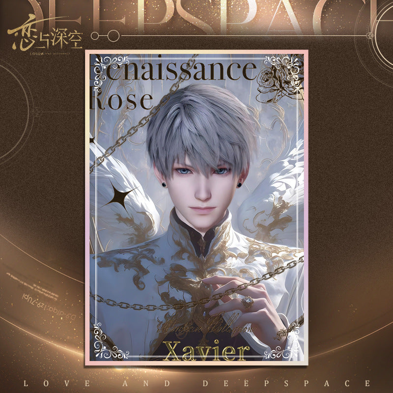 Love and DeepSpace Acrylic Art Card 1-115 - Large Size 20.5*14.5cm with Holographic Edge Anime Game Merchandise