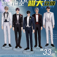 Love and DeepSpace 33cm Large Sandwich Standee - Anime Game Acrylic Desktop Decoration