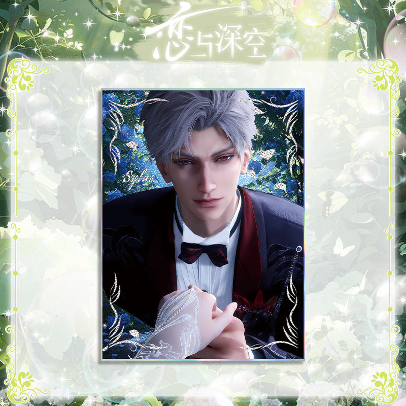 Love and DeepSpace Wedding Series 501 Acrylic Double Flash Art Card High-Definition Printing Anime Mobile Game Merchandise