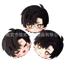 LaDS Doujin Otome Game Merchandise - Handmade Badge (Zayne, Xavier, Rafayel), Hair Clip, Non-woven Fabric Charm - merrys