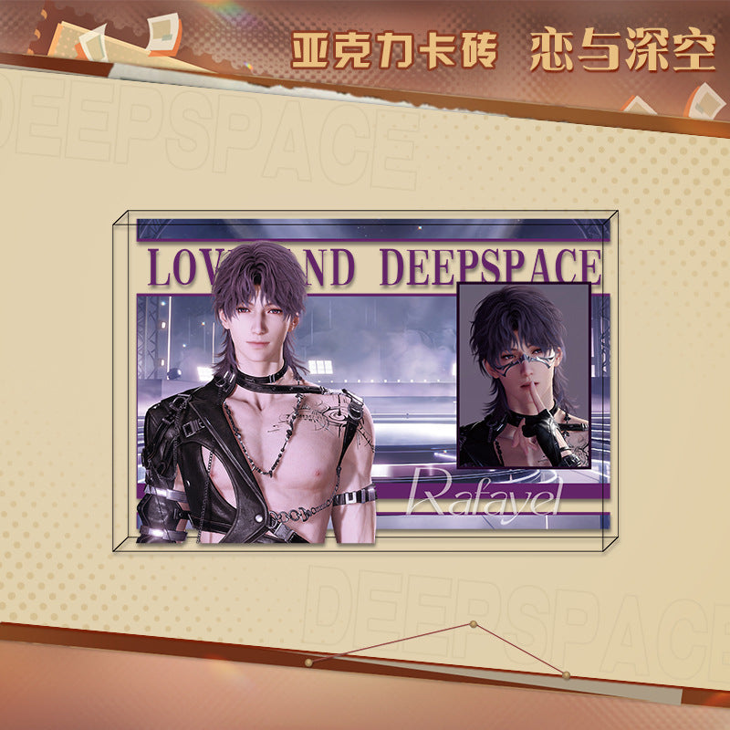 LaDS New Acrylic Card Brick - High-Definition Printing Double-Sided Pattern Doujin Anime Desktop Decoration - merrys