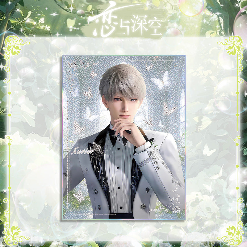 Love and DeepSpace Wedding Series 501 Acrylic Double Flash Art Card High-Definition Printing Anime Mobile Game Merchandise